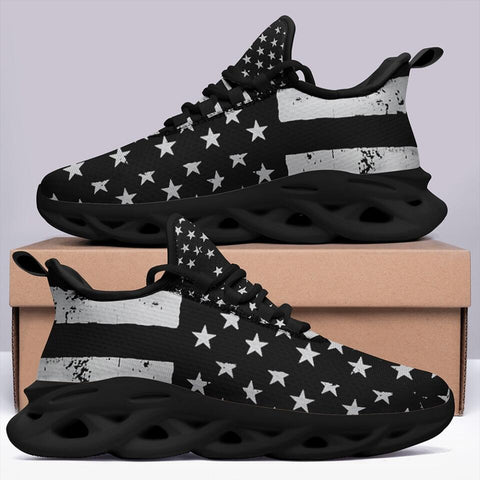 MaxSoul-B03012 Custom Max Soul American Flag, USA Flag Sneakers Max Soul, Shoes, Printed Shoes