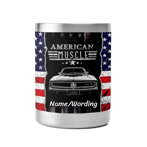 Personalized Patriotic Cup, 10oz Cup with America Flag, PR262-23020038