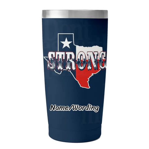 Personalized Texas Words Tumbler, 20oz Texas Flag Texas Pride Cup, Texas Coffee Mug Texas Gifts Tumbler, PR259-20oz-23020077