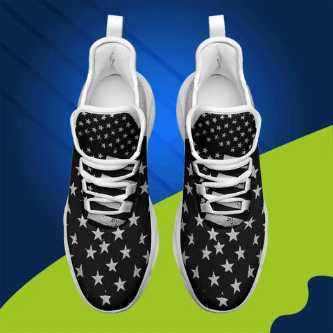 MaxSoul-B03011 Custom Max Soul American Flag, USA Flag Sneakers Max Soul, Shoes, Printed Shoes