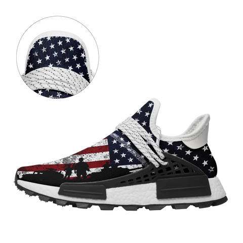 Patrioticustom Customized Patriotic Shoes, Flyknit Sneaker, Basketball sneakers For Men And Women, WH-23020016