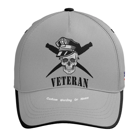 Personalized Veteran Hats, Custom Patriotic, Flag, Camo Cap, Best Gift for Dad, Hushand, Son