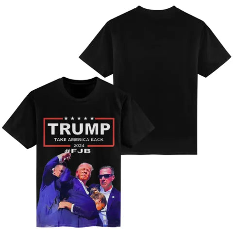 Personalized Trump Tee, Custom MAGA T-Shirt, Shooting Event Make me Stronger again, Unique Gift for Trump