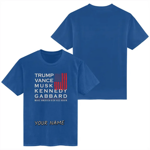 Personalized Trump T-Shirt, Custom Trump Vance Tee, MAGA Shirt, Best Support Tee