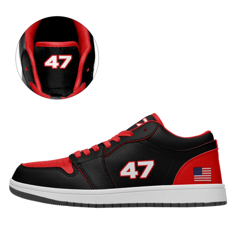 Personalized 47 Trump Sneakers, Custom Colorful Low Top Shoes, Fashion and Comfort Shoes