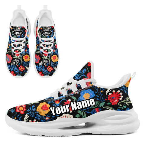 Personalized Mexico Pride Shoes, Vibrant Flag Design Sneakers for Men and Women