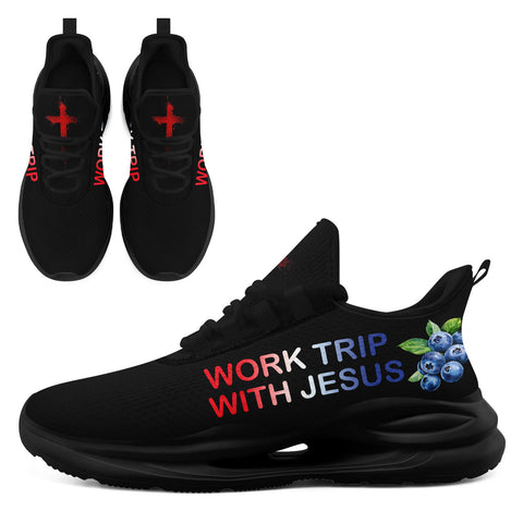 "Red, White & Blueberries" Patriotic Athletic Sneakers, Pro-America Conservative Pride Trainers FN079-25028156-5