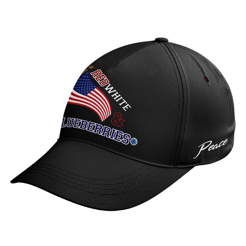 Patriot Memorial Baseball Cap, "Red, White & Blueberries" Tribute Hat (1993-2025) YW061-25023189-2
