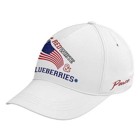 Patriot Memorial Baseball Cap, "Red, White & Blueberries" Tribute Hat (1993-2025) YW061-25023189-2