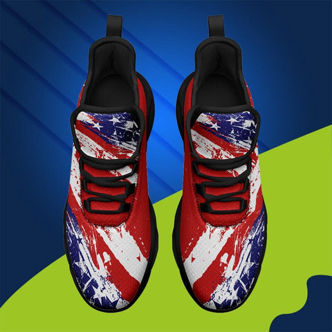 Customized Business Gifts, meaningful gifts for clients MaxSoul-B03002 Custom Max Soul American Flag, USA Flag Sneakers Max Soul, Shoes, Printed Shoes